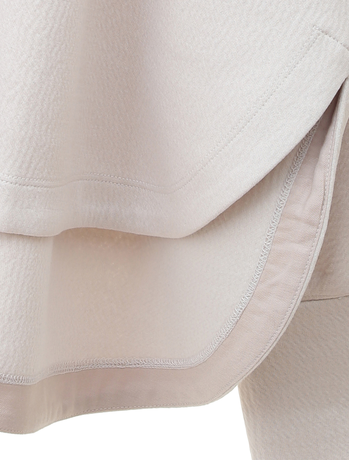 コットンナイロンダブルスウェットプルオーバー 詳細画像 ベージュ 5