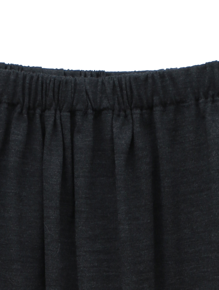 バンデーラ天竺サルエルパンツ 詳細画像 チャコールグレー 3