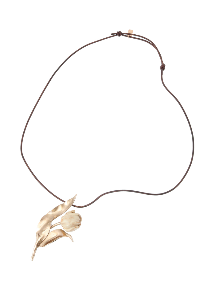 【RENARD BIJOUX/ルナール ビジュー】TULIPネックレス 詳細画像 ブラウン 1
