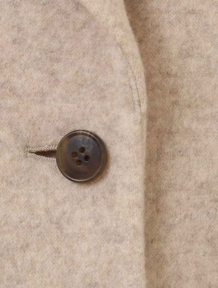 ジロンラムジャージミドルコート 詳細画像 ベージュ 10