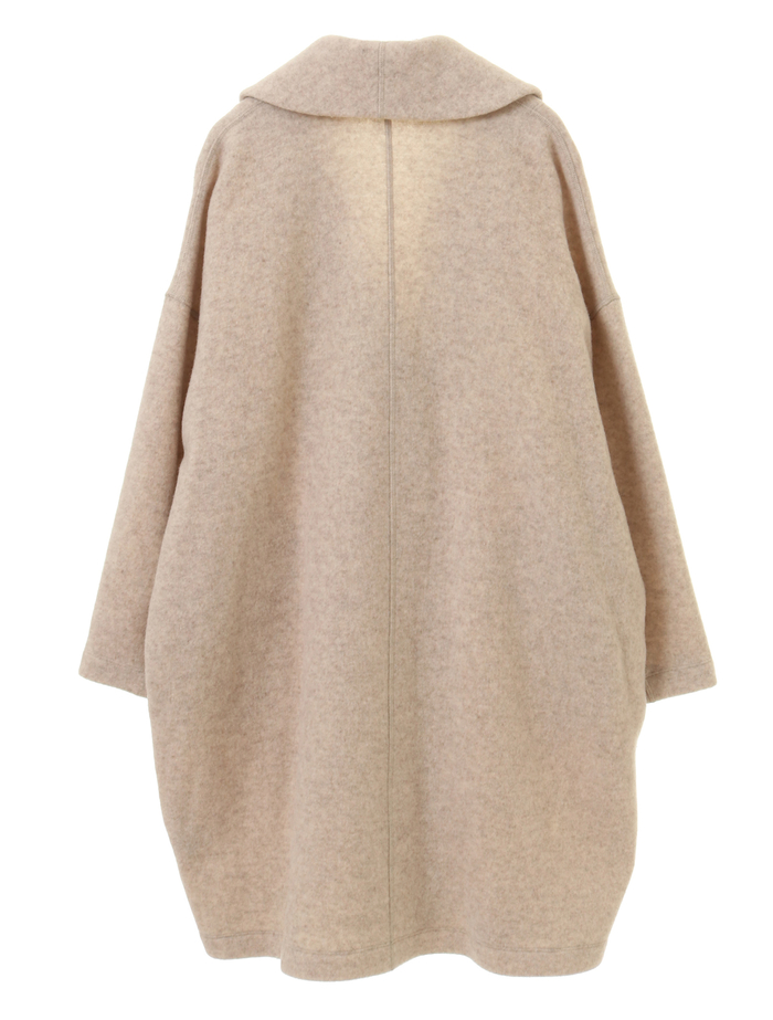 ジロンラムジャージミドルコート 詳細画像 ベージュ 6