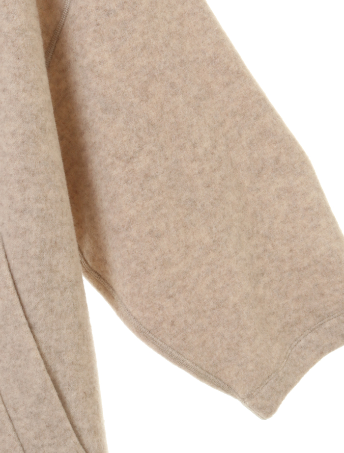 ジロンラムジャージミドルコート 詳細画像 ベージュ 8