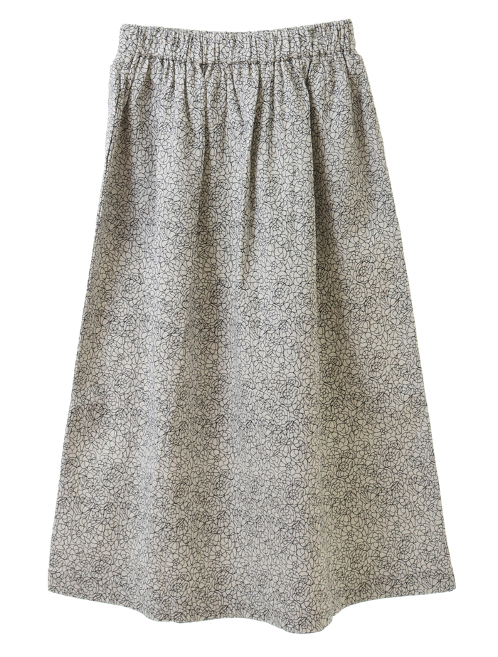 【Mii/ミー】スカート *別注 78BIS/SKIRT MANTOU_EMBROIDERED 詳細画像 ホワイト 4