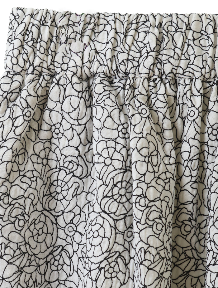 【Mii/ミー】スカート *別注 78BIS/SKIRT MANTOU_EMBROIDERED 詳細画像 ホワイト 5