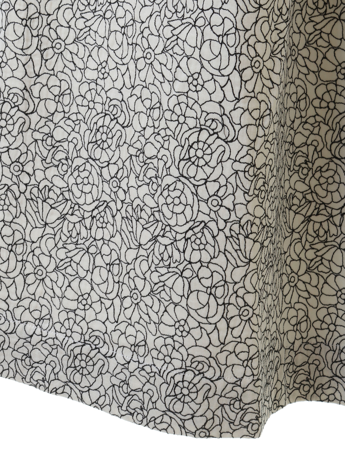 【Mii/ミー】スカート *別注 78BIS/SKIRT MANTOU_EMBROIDERED 詳細画像 ホワイト 7