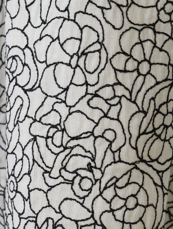 【Mii/ミー】スカート *別注 78BIS/SKIRT MANTOU_EMBROIDERED 詳細画像 ホワイト 8