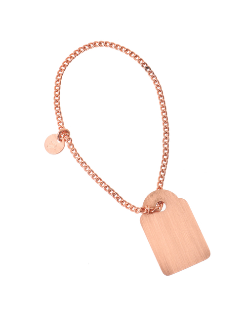 【AXEP/アクセップ】ワードローブジュエリー/TAG-Copper plated brass