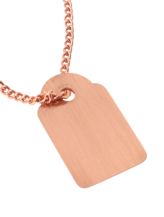 【AXEP/アクセップ】ワードローブジュエリー/TAG-Copper plated brass 詳細画像 ブロンズ 4