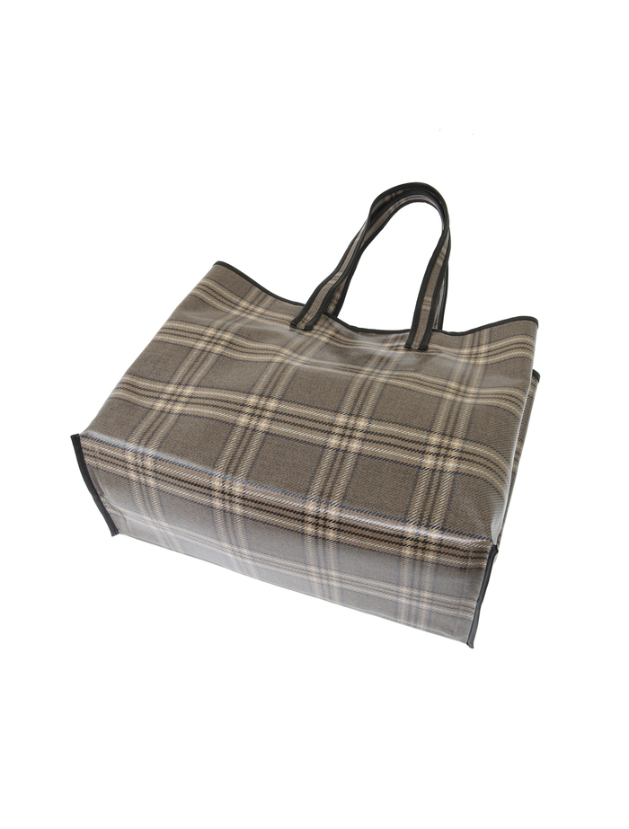 【KASSL EDITIONS/カッスル エディションズ】バッグ/TOTE LACQUER WOOL 詳細画像 チェック 8