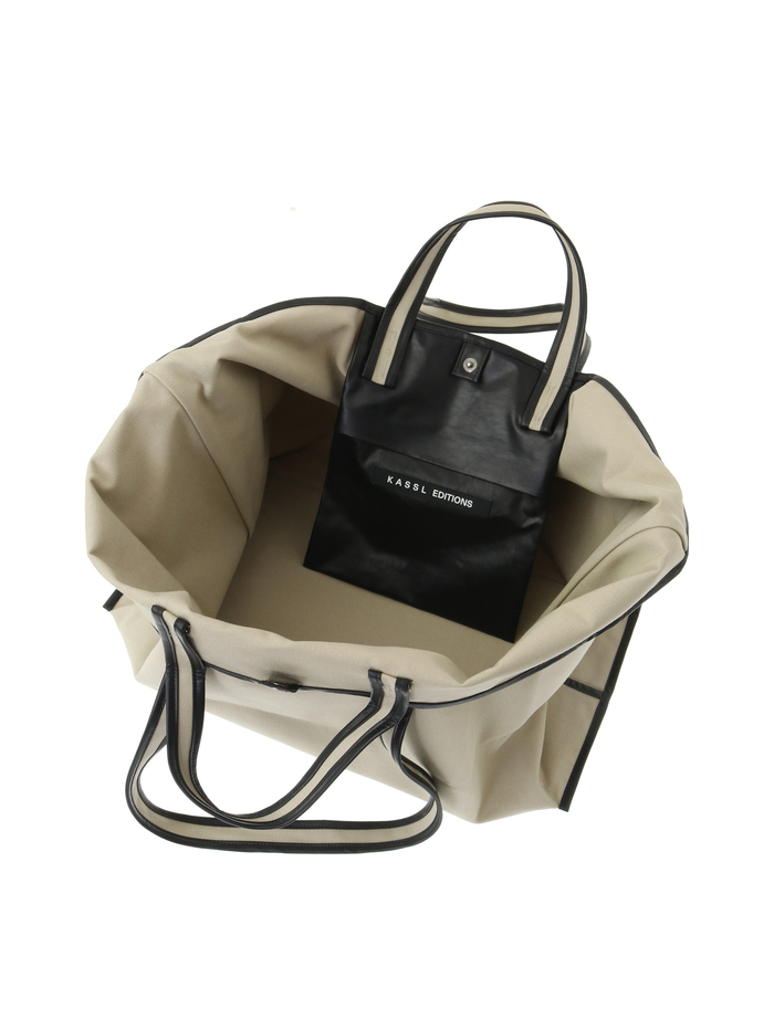 【KASSL EDITIONS/カッスル エディションズ】バッグ/TOTE CANVAS 詳細画像 ブラック 9