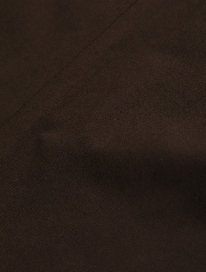 【ESLOW/エスロー】SPECIAL JUNE DEL COTTON TYPEWRITER CURVE SLEEVE DRESS 詳細画像 ダークブラウン 14