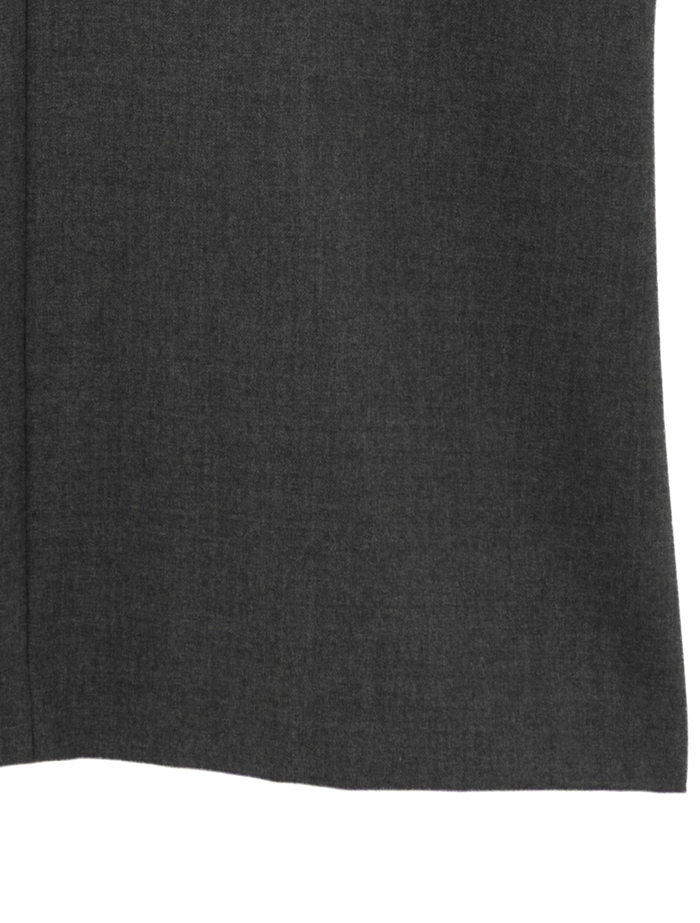 【ESLOW/エスロー】WOOL SAXONY OPENED BACK DRESS 詳細画像 チャコールグレー 5