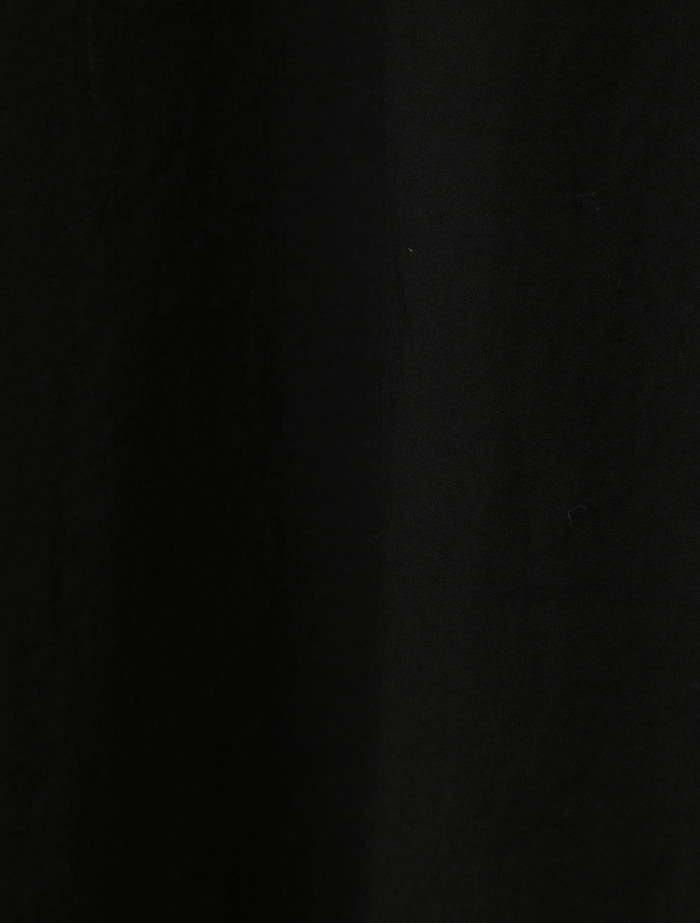 【ESLOW/エスロー】SPECIAL JUNE DEL COTTON TYPEWRITER DRAWSTRING SHIRT 詳細画像 ブラック 6