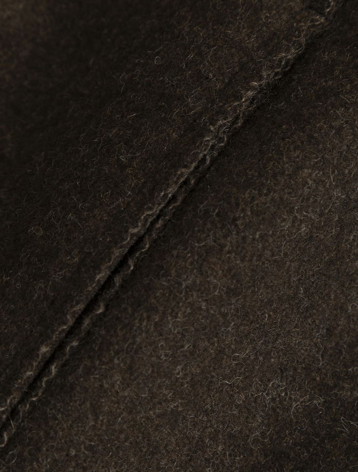 【ESLOW/エスロー】TOP MELTON ROBE COAT 詳細画像 ブラウン 8