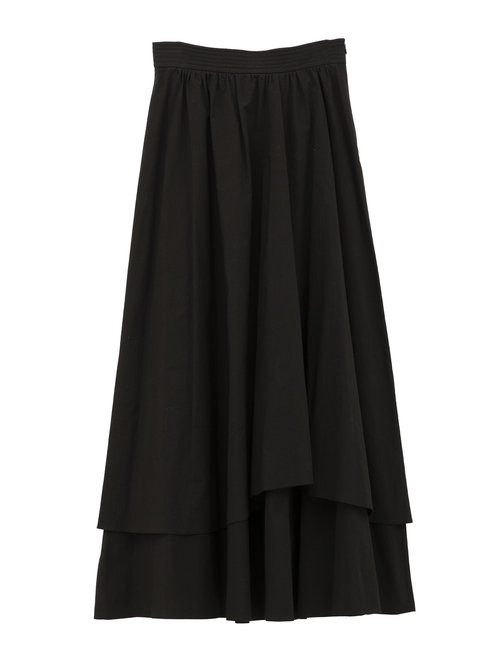 【ESLOW/エスロー】SPECIAL JUNE DEL COTTON TYPEWRITER LAYERED SKIRT