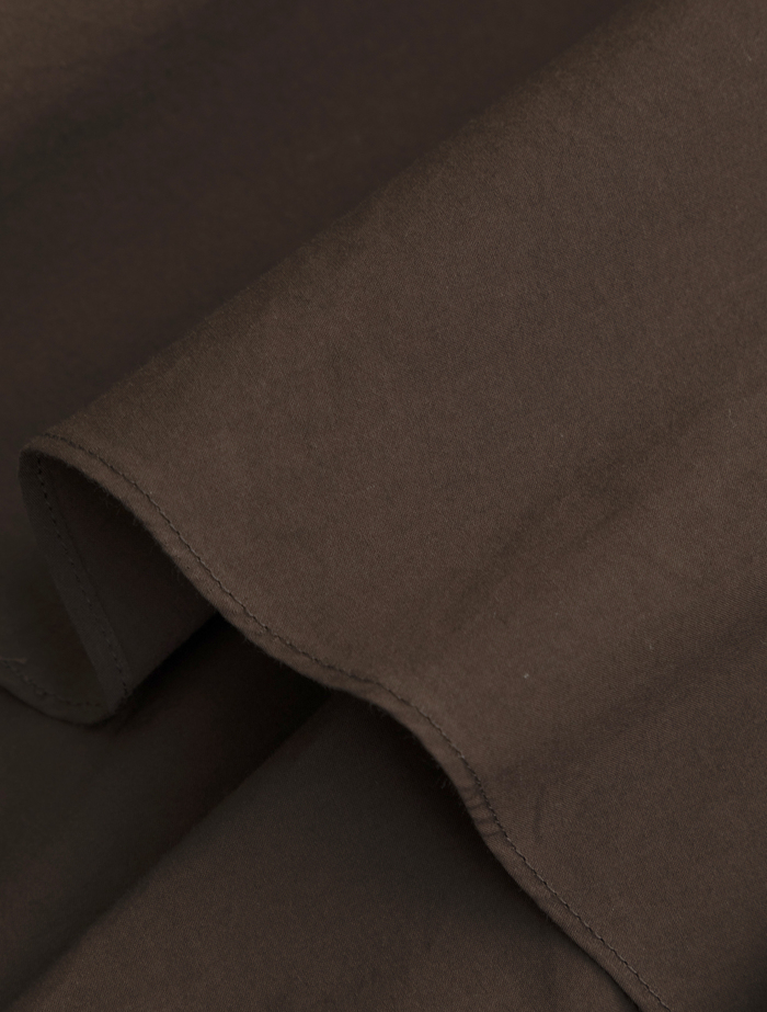 【ESLOW/エスロー】SPECIAL JUNE DEL COTTON TYPEWRITER LAYERED SKIRT 詳細画像 ダークブラウン 6