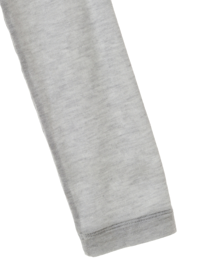 【ESLOW/エスロー】CASHMERE SILK JERSEY LAYERED TOP 詳細画像 グレー&times;ブラック 4