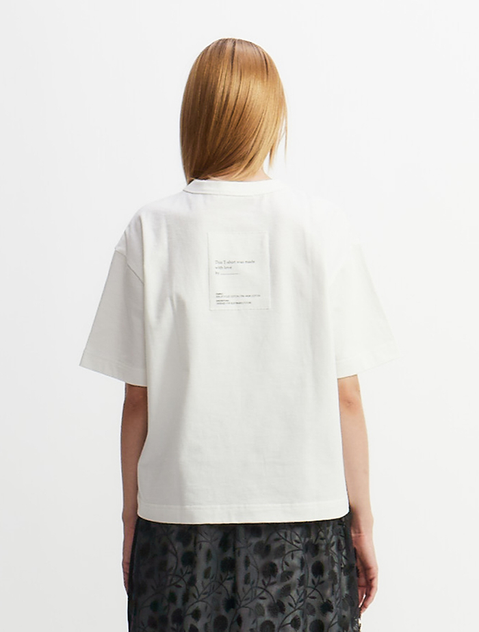 This T-shirt was made with love by_.T-shirt 詳細画像 ホワイト 4