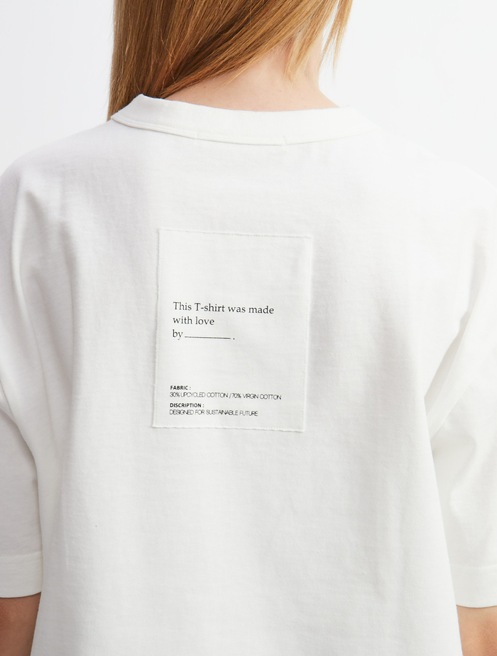 This T-shirt was made with love by_.T-shirt 詳細画像 ホワイト 5