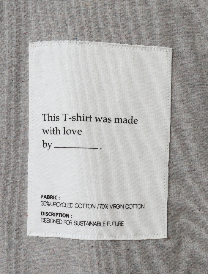 This T-shirt was made with love by_.T-shirt 詳細画像 杢グレー 10