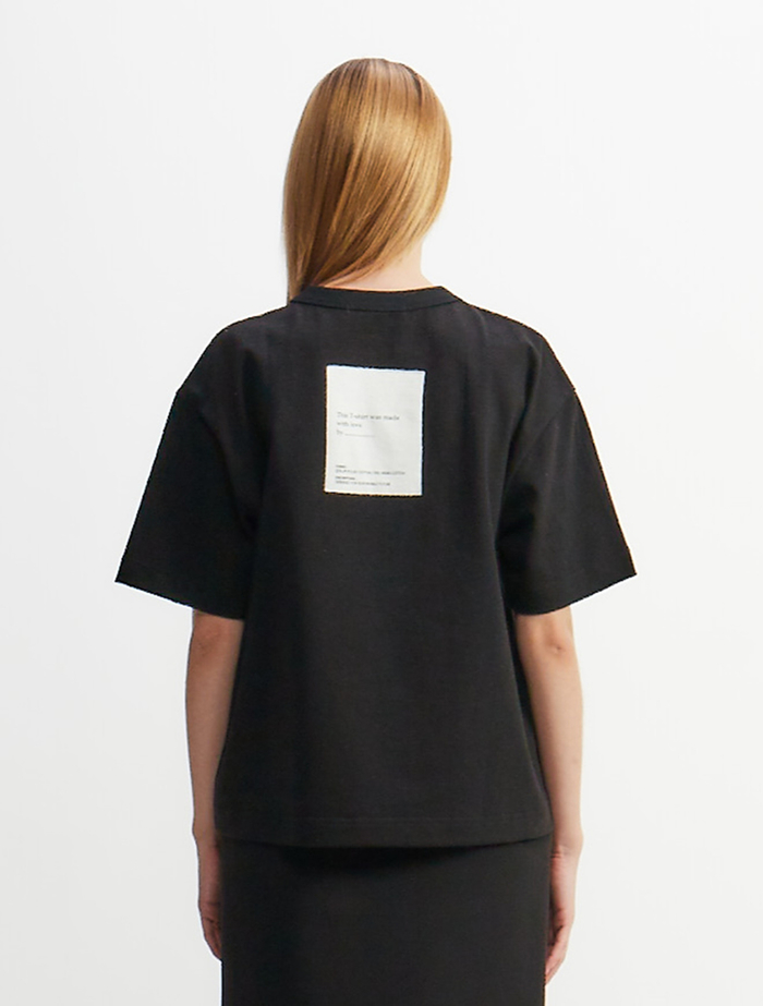 This T-shirt was made with love by_.T-shirt 詳細画像 ブラック 4