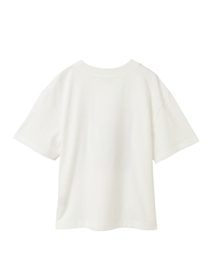 ミミズクプリントTシャツ 詳細画像 ホワイト 7