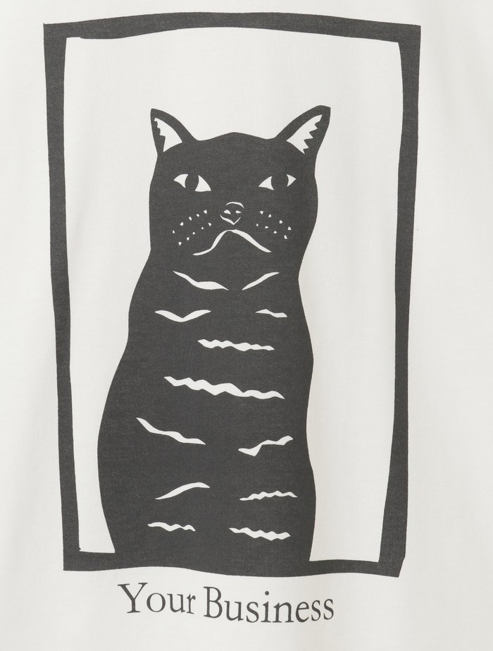 キャットプリントTシャツ 詳細画像 ホワイト 11