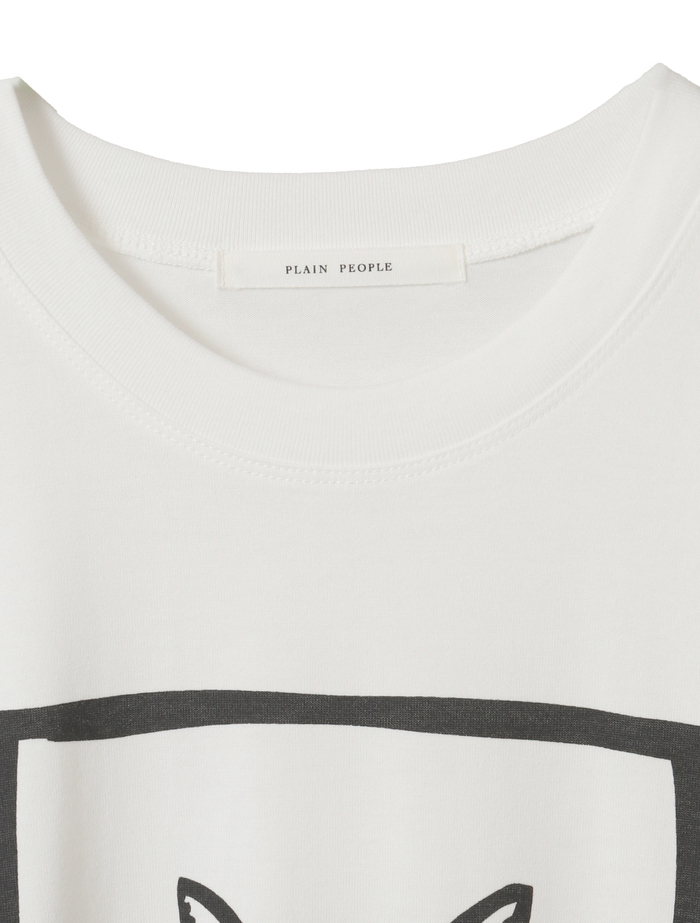 キャットプリントTシャツ 詳細画像 ホワイト 8