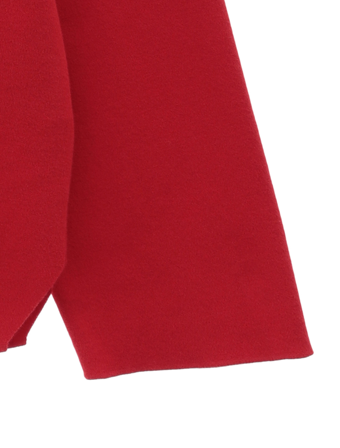 【BATONER/バトナー】32スムースニットクルーネックカーディガン 詳細画像 レッド 4