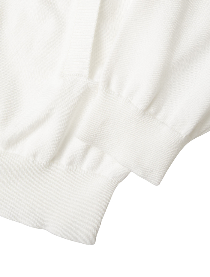 【intoca./イントゥーカ】カーディガン/#251-PIMA-CD-0401 詳細画像 ホワイト 7