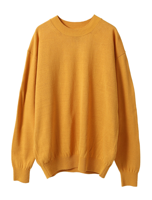 【BATONER/バトナー】セーター/SILK CREW NECK