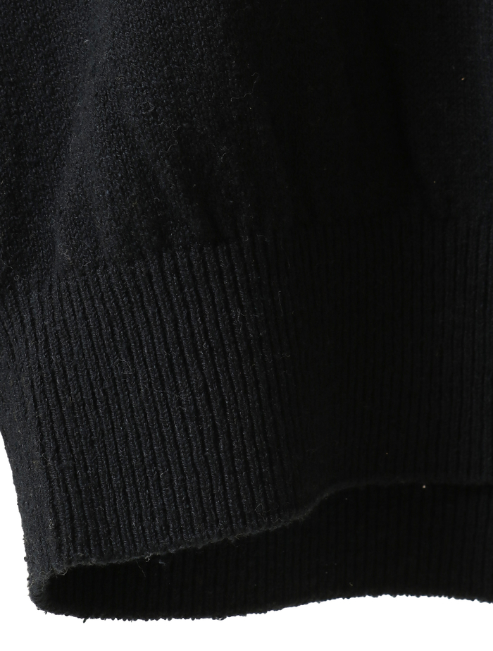 【BATONER/バトナー】セーター/SILK CREW NECK 詳細画像 ブラック 5