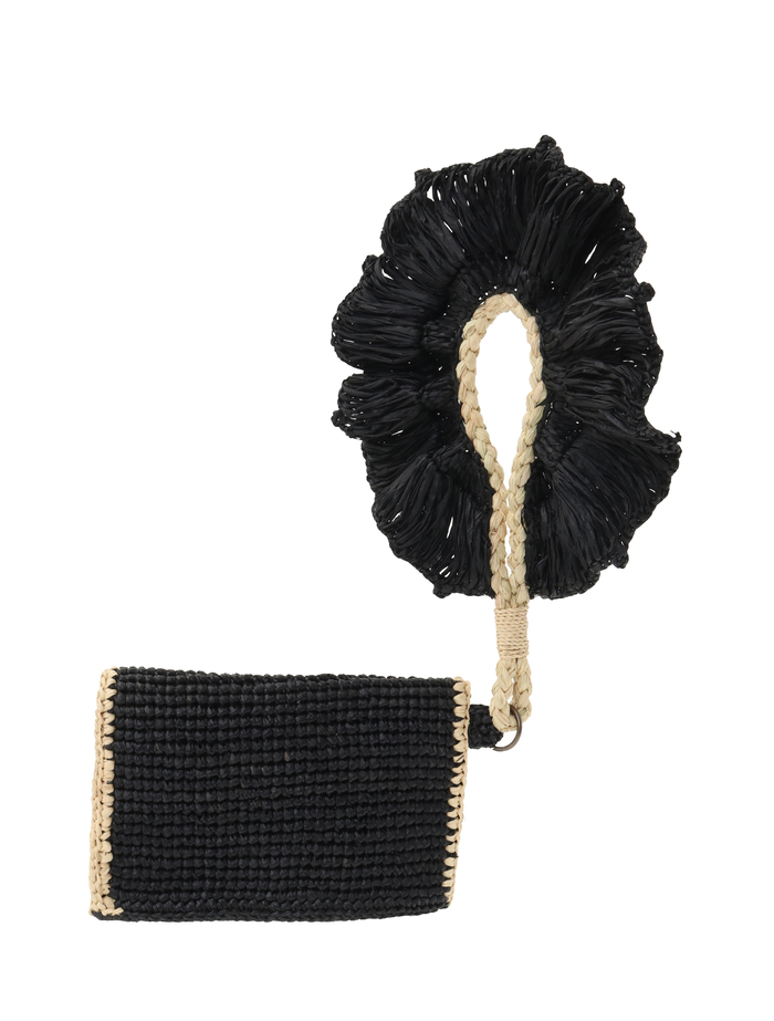 【MAISON N.H PARIS/メゾンエヌアッシュパリ】バッグ/HELOISE - CLUTCH BAG 詳細画像 ブラック 3