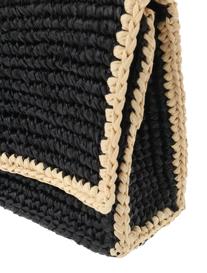 【MAISON N.H PARIS/メゾンエヌアッシュパリ】バッグ/HELOISE - CLUTCH BAG 詳細画像 ブラック 5