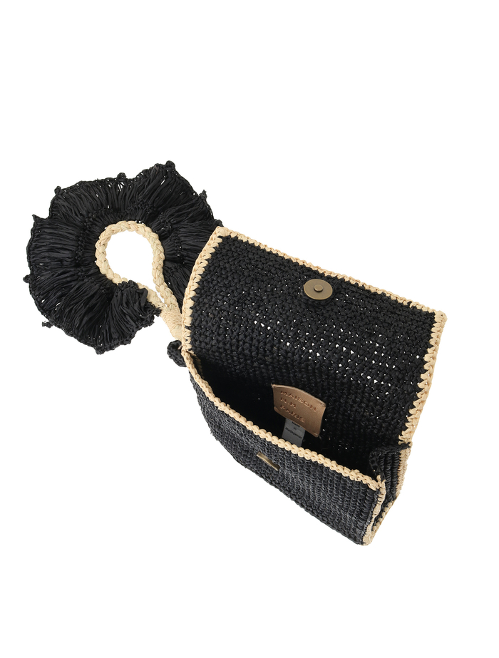 【MAISON N.H PARIS/メゾンエヌアッシュパリ】バッグ/HELOISE - CLUTCH BAG 詳細画像 ブラック 6