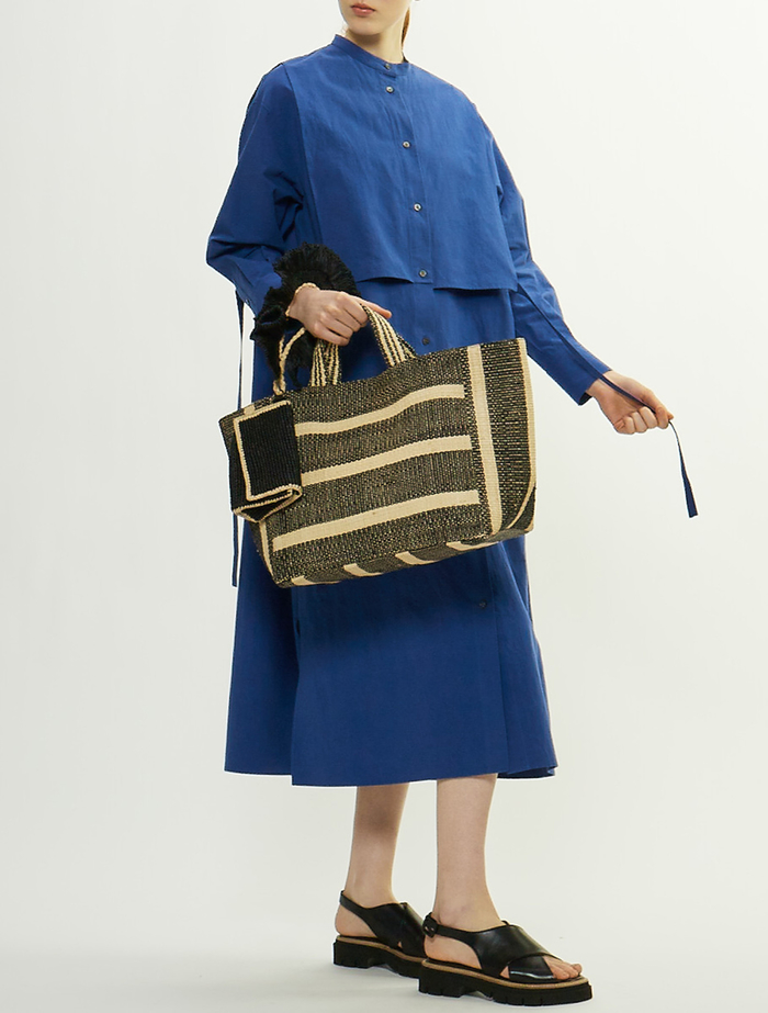 【MAISON N.H PARIS/メゾンエヌアッシュパリ】バッグ/HELOISE - CLUTCH BAG 詳細画像 ブラック 7