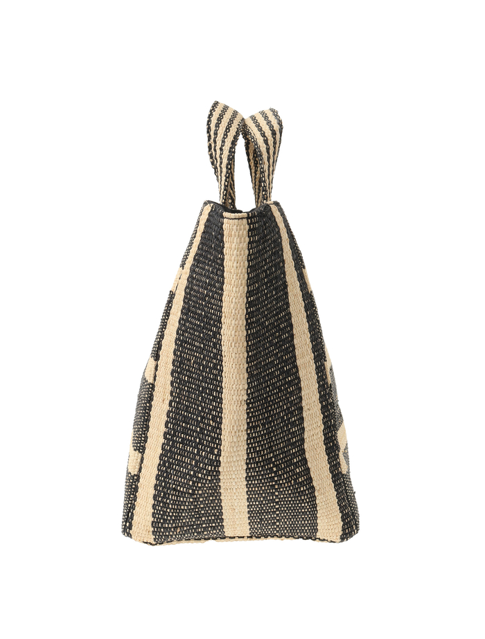 【MAISON N.H PARIS/メゾンエヌアッシュパリ】バッグ/BATIGNOLLES - SHOPPING BAG 詳細画像 ブラック 2