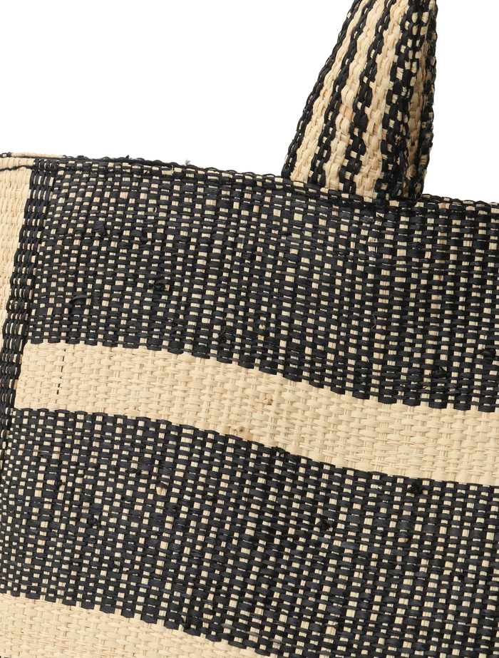 【MAISON N.H PARIS/メゾンエヌアッシュパリ】バッグ/BATIGNOLLES - SHOPPING BAG 詳細画像 ブラック 4