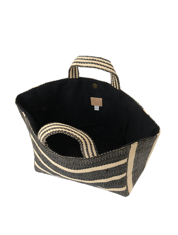 【MAISON N.H PARIS/メゾンエヌアッシュパリ】バッグ/BATIGNOLLES - SHOPPING BAG 詳細画像 ブラック 7