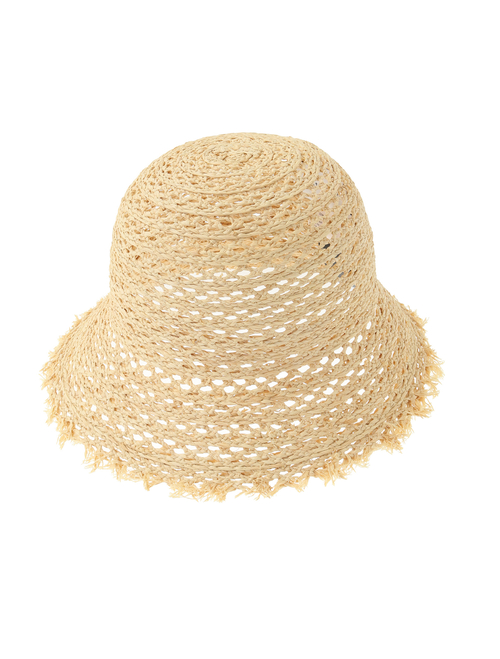 【mature ha./マチュアーハ】ハット/RAFFIA MESH BRAID HAT