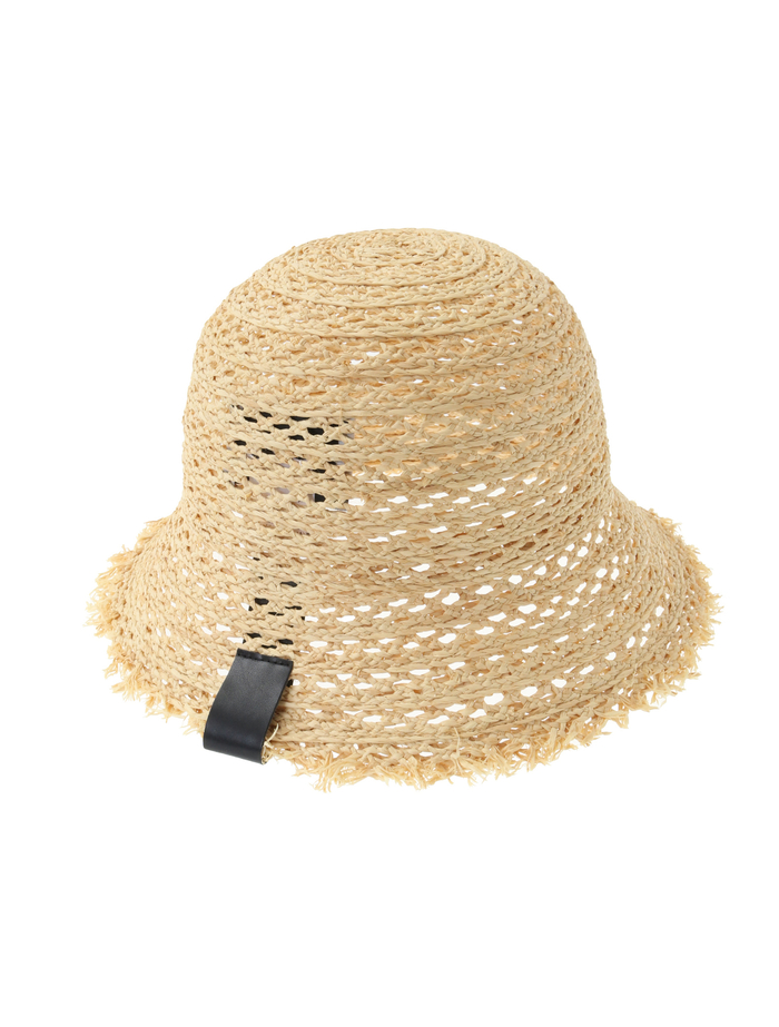 【mature ha./マチュアーハ】ハット/RAFFIA MESH BRAID HAT 詳細画像 ナチュラル 4
