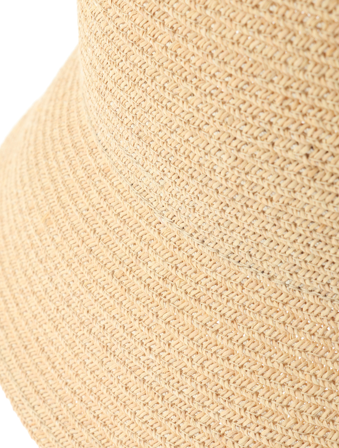 【mature ha./マチュアーハ】ハット/RAFFIA BRAID BUCKET HAT 詳細画像 ナチュラル 4
