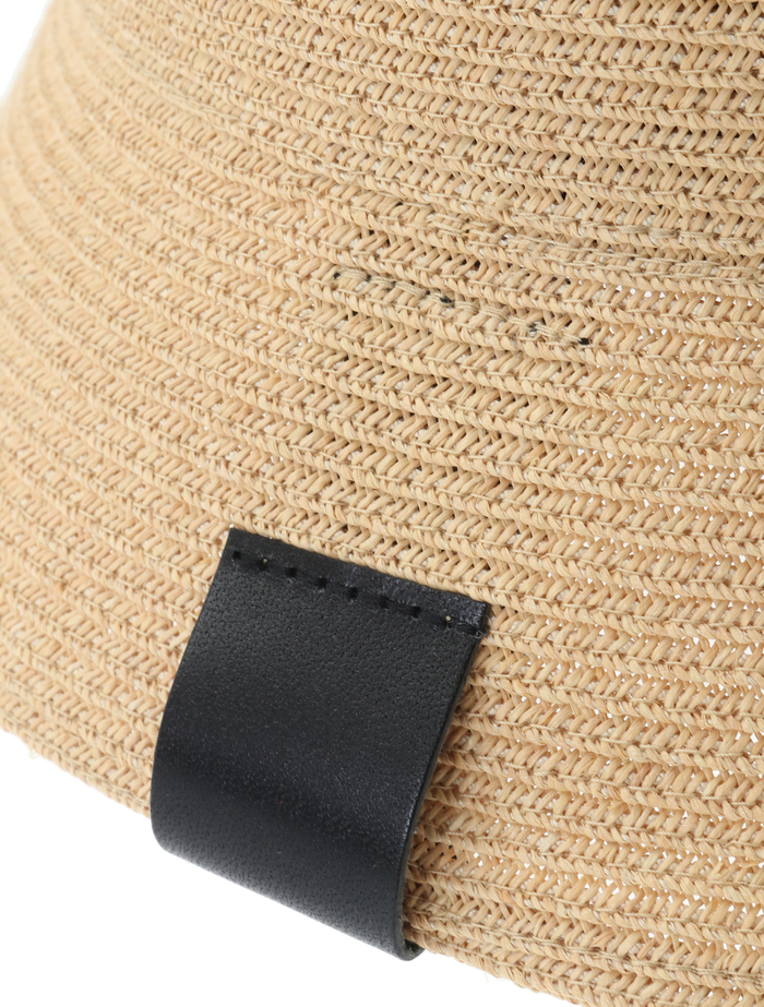 【mature ha./マチュアーハ】ハット/RAFFIA BRAID BUCKET HAT 詳細画像 ナチュラル 5