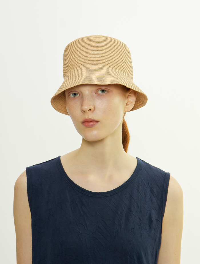 【mature ha./マチュアーハ】ハット/RAFFIA BRAID BUCKET HAT 詳細画像 ナチュラル 7