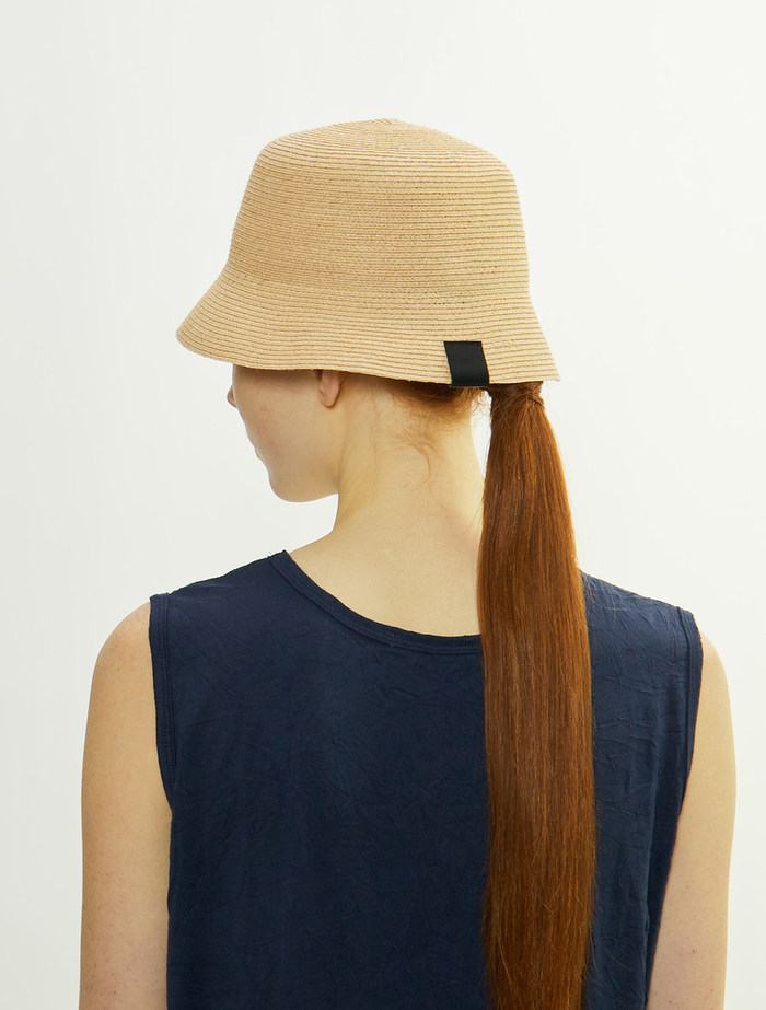 【mature ha./マチュアーハ】ハット/RAFFIA BRAID BUCKET HAT 詳細画像 ナチュラル 8