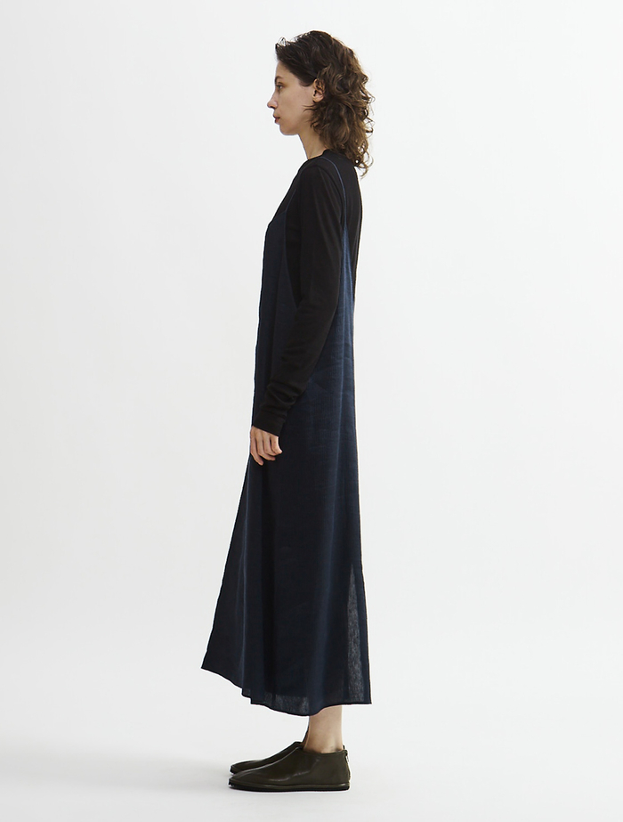 【Archive Dress Collection】リネンシルクピケセパレートワンピース 詳細画像 ネイビー 6