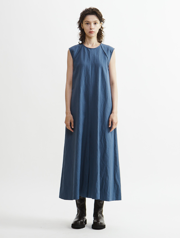 【Archive Dress Collection】コットンヘンプジャンパーパンツ 詳細画像 ブルー 2