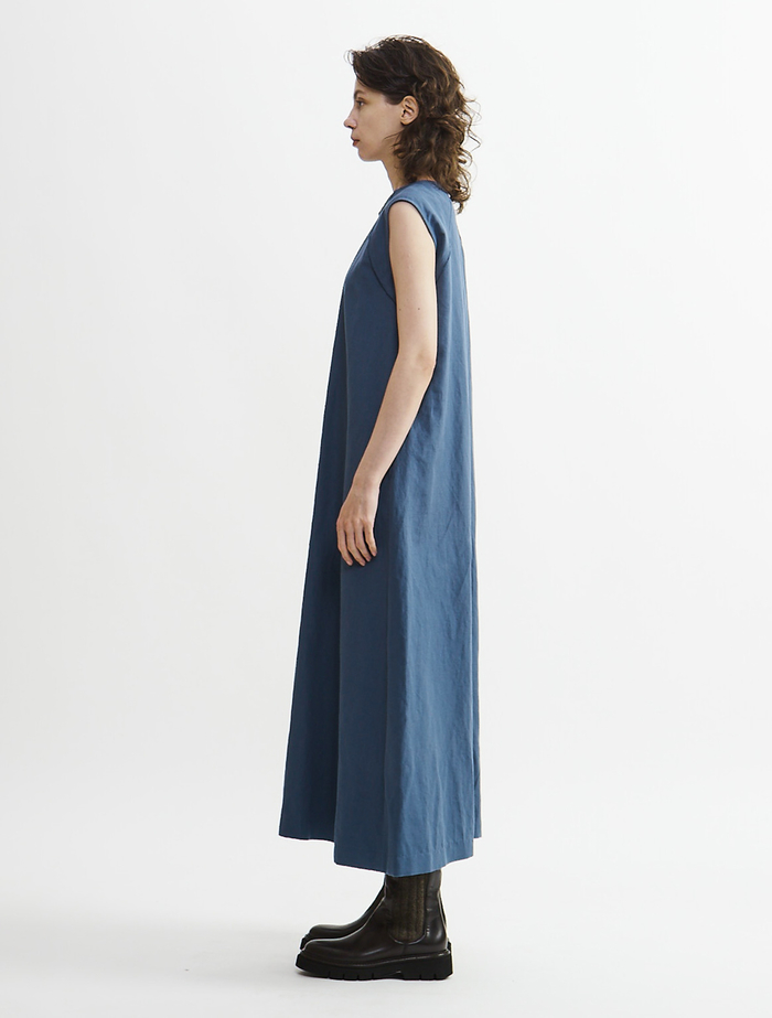 【Archive Dress Collection】コットンヘンプジャンパーパンツ 詳細画像 ブルー 3