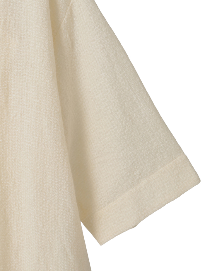 ウールリネンコットンワッシャーカフタンドレス 詳細画像 オフホワイト 7