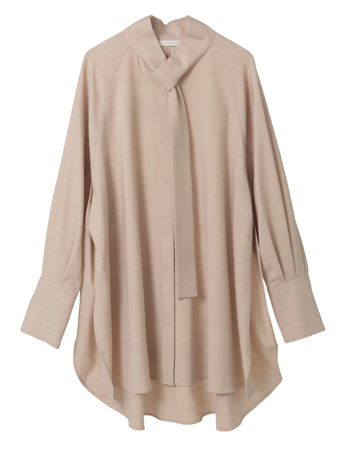 フレックスウールサキソニーボウタイブラウス